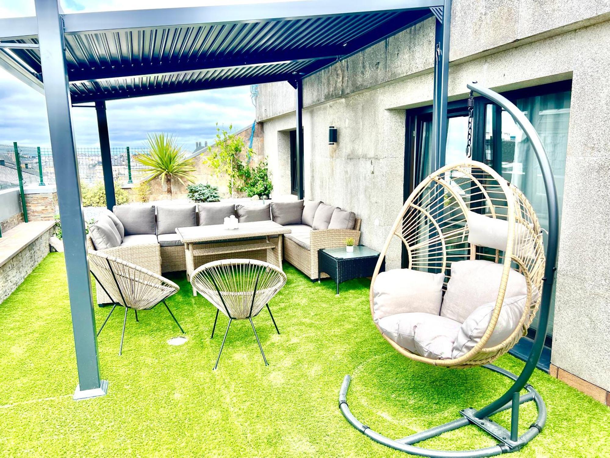 Lucus Skyline & Terrace Lägenhet Lugo Exteriör bild