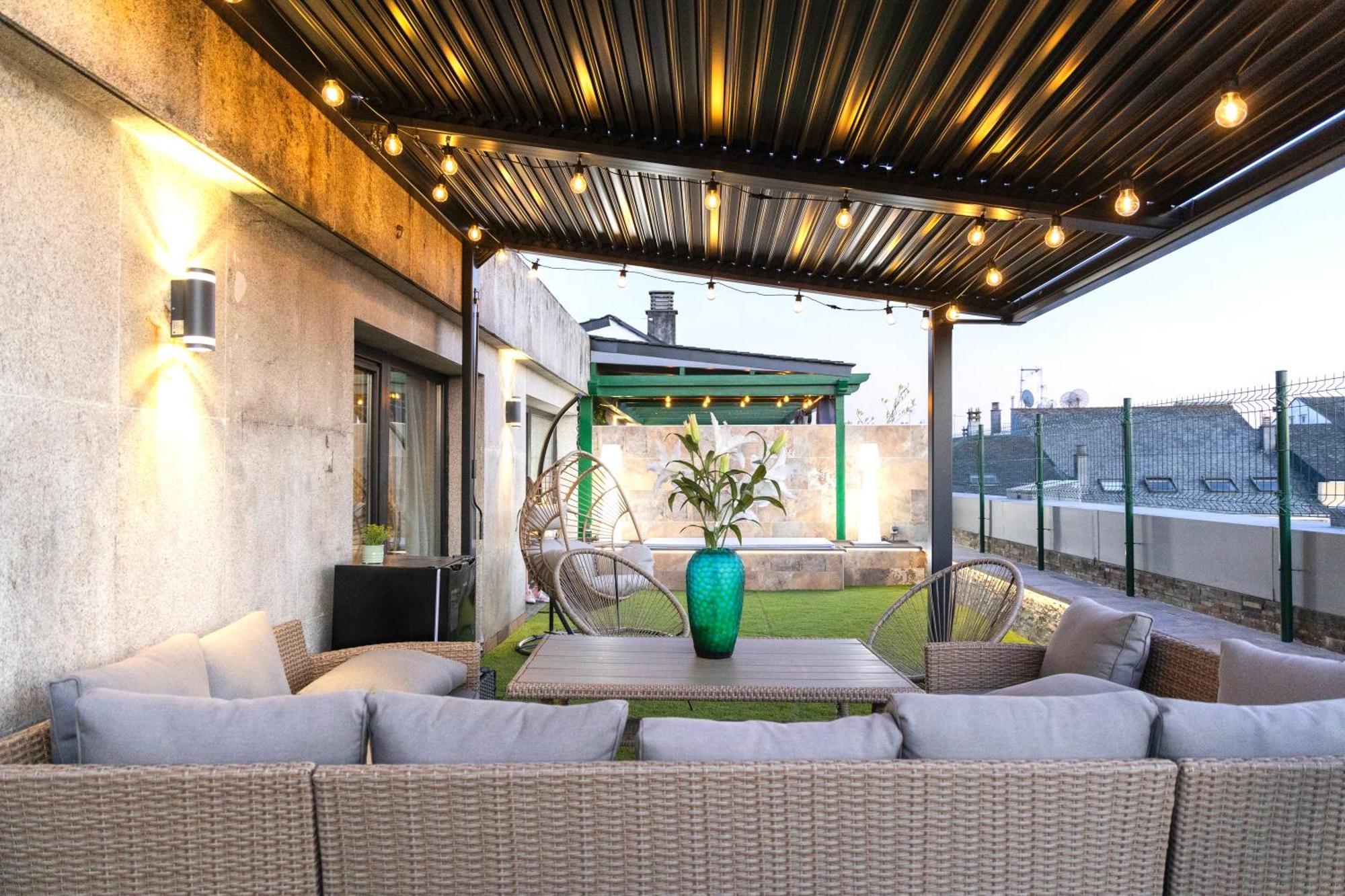 Lucus Skyline & Terrace Lägenhet Lugo Exteriör bild