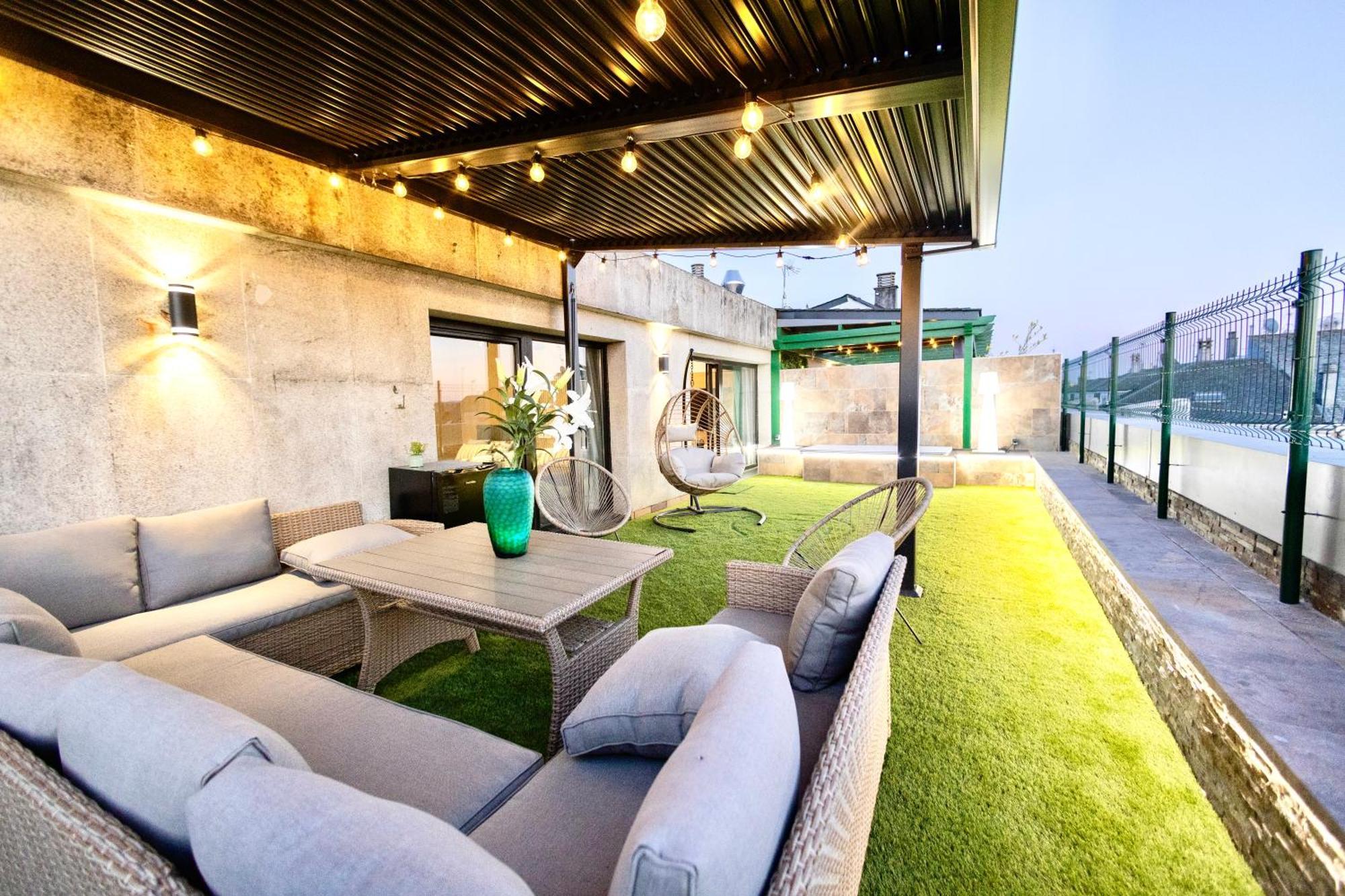 Lucus Skyline & Terrace Lägenhet Lugo Exteriör bild
